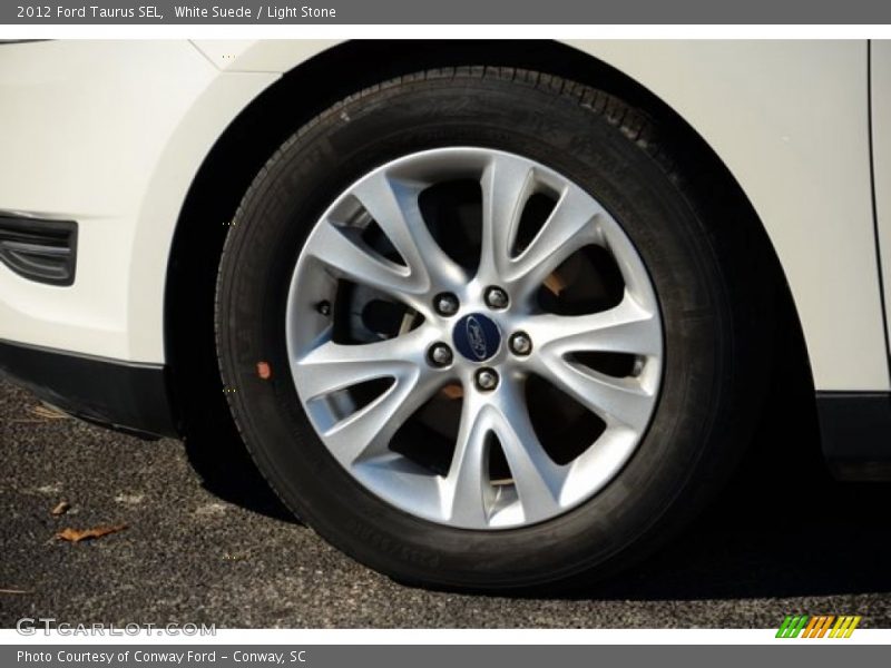 White Suede / Light Stone 2012 Ford Taurus SEL