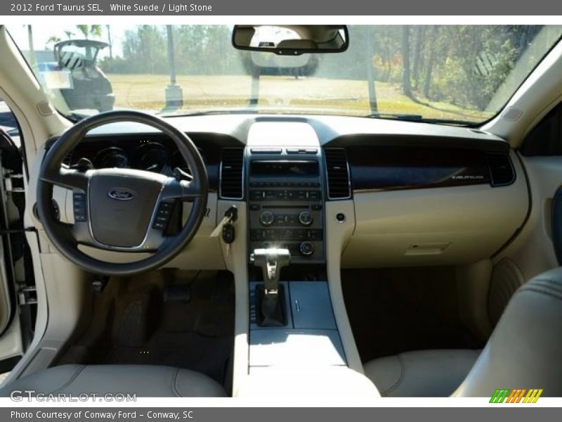 White Suede / Light Stone 2012 Ford Taurus SEL