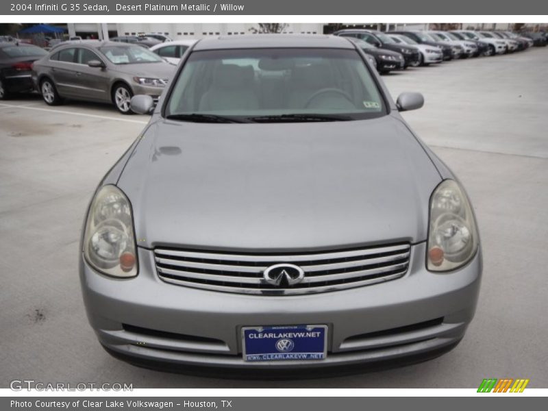Desert Platinum Metallic / Willow 2004 Infiniti G 35 Sedan