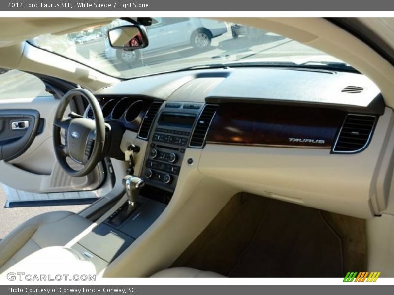 White Suede / Light Stone 2012 Ford Taurus SEL