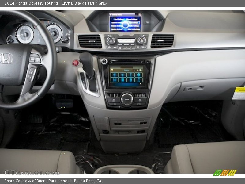 Crystal Black Pearl / Gray 2014 Honda Odyssey Touring