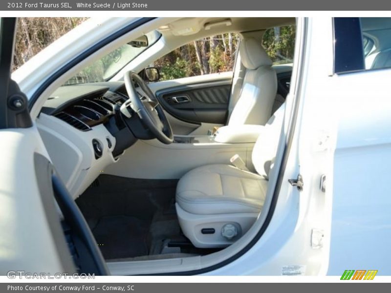 White Suede / Light Stone 2012 Ford Taurus SEL
