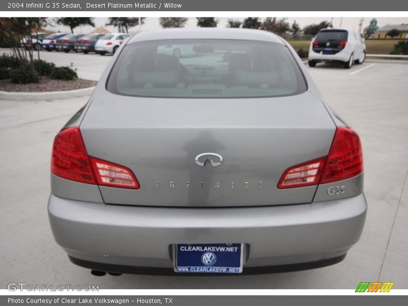 Desert Platinum Metallic / Willow 2004 Infiniti G 35 Sedan