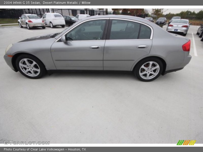 Desert Platinum Metallic / Willow 2004 Infiniti G 35 Sedan