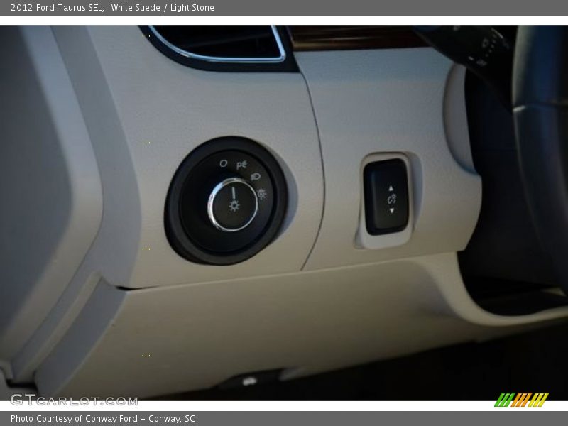 White Suede / Light Stone 2012 Ford Taurus SEL