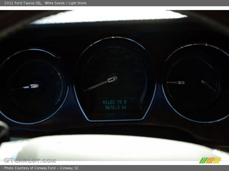 White Suede / Light Stone 2012 Ford Taurus SEL