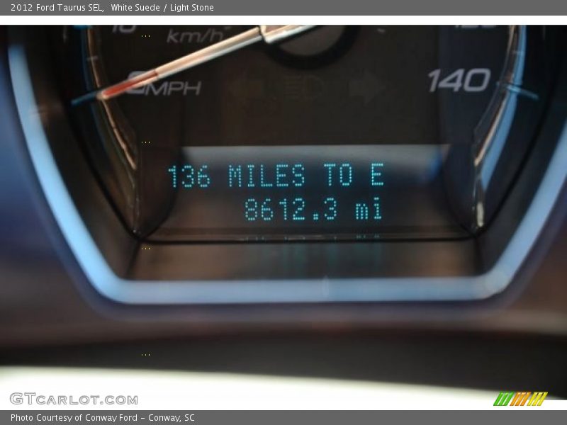 White Suede / Light Stone 2012 Ford Taurus SEL