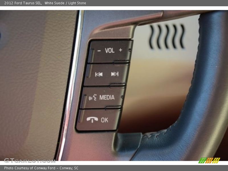White Suede / Light Stone 2012 Ford Taurus SEL