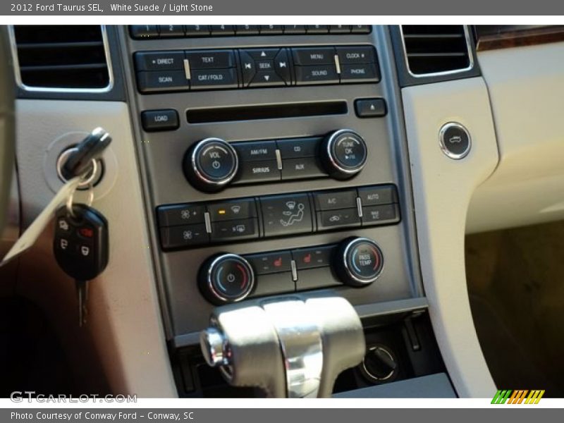 White Suede / Light Stone 2012 Ford Taurus SEL