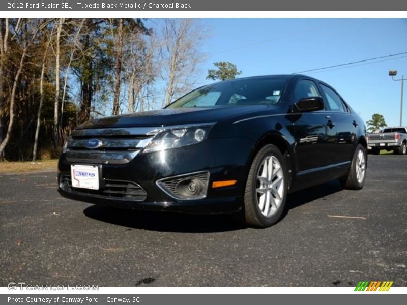 Tuxedo Black Metallic / Charcoal Black 2012 Ford Fusion SEL