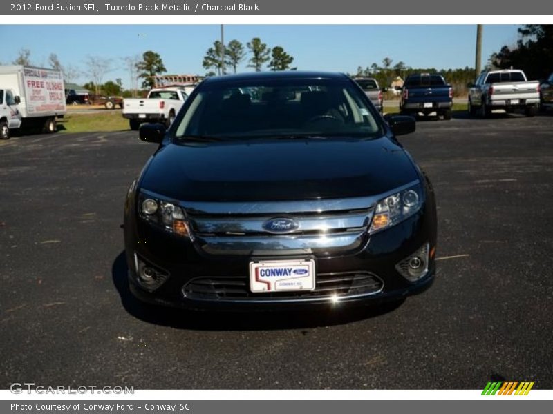Tuxedo Black Metallic / Charcoal Black 2012 Ford Fusion SEL
