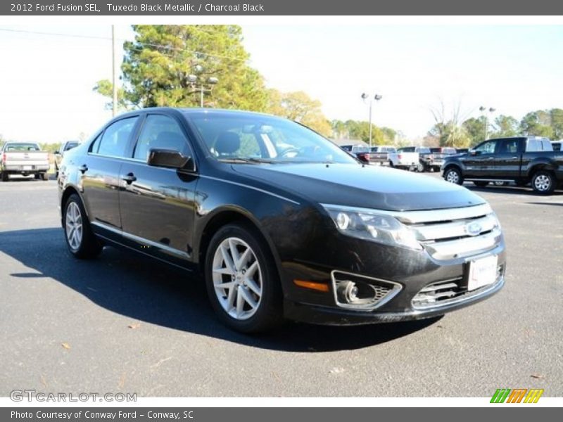 Tuxedo Black Metallic / Charcoal Black 2012 Ford Fusion SEL