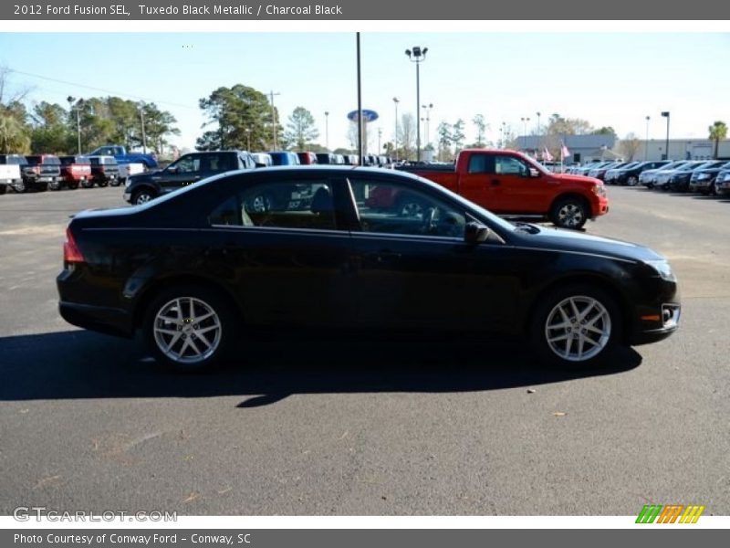 Tuxedo Black Metallic / Charcoal Black 2012 Ford Fusion SEL