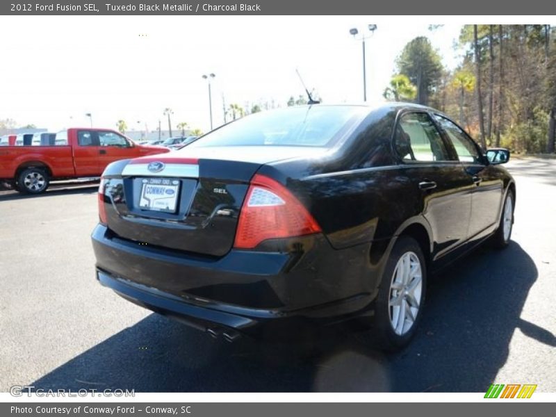 Tuxedo Black Metallic / Charcoal Black 2012 Ford Fusion SEL