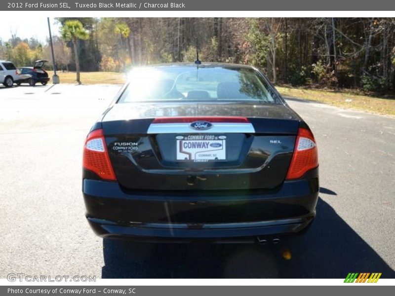 Tuxedo Black Metallic / Charcoal Black 2012 Ford Fusion SEL