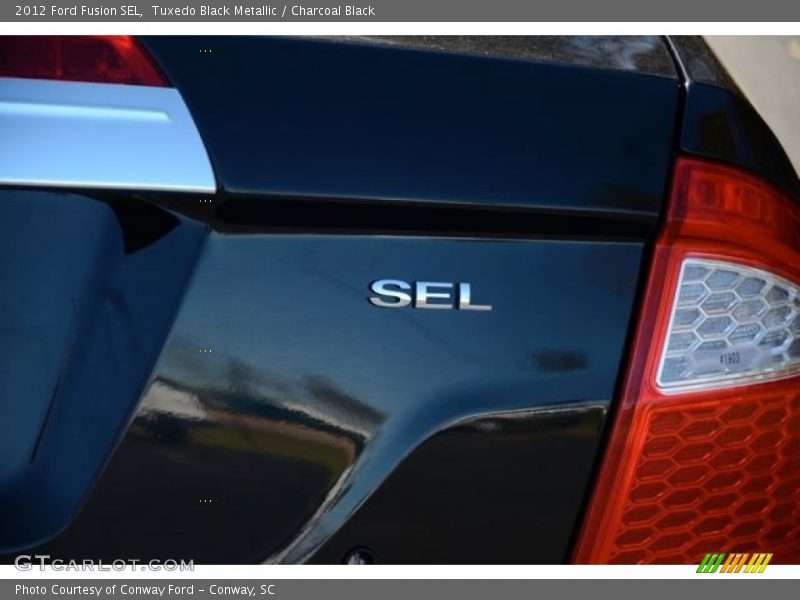 Tuxedo Black Metallic / Charcoal Black 2012 Ford Fusion SEL