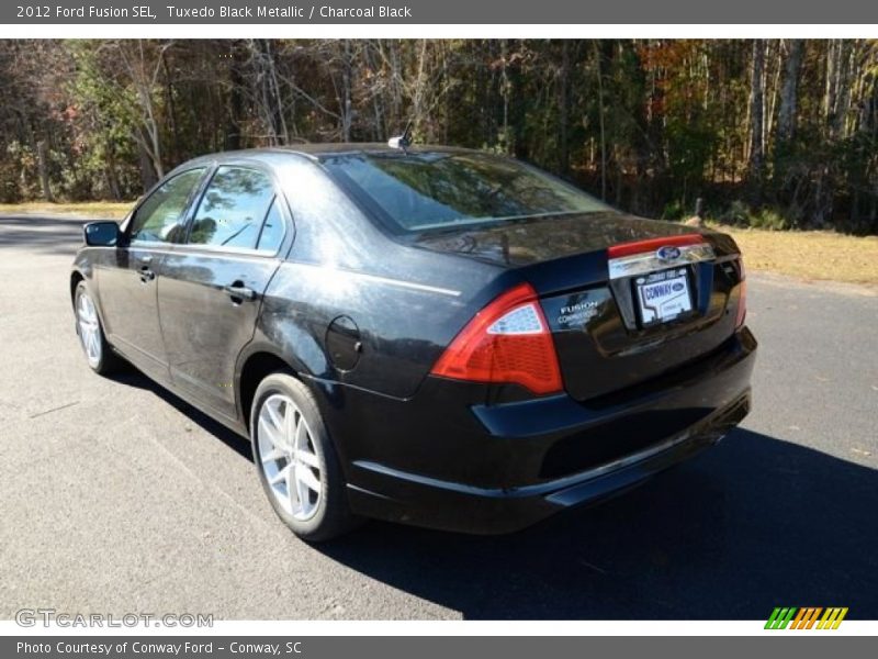 Tuxedo Black Metallic / Charcoal Black 2012 Ford Fusion SEL
