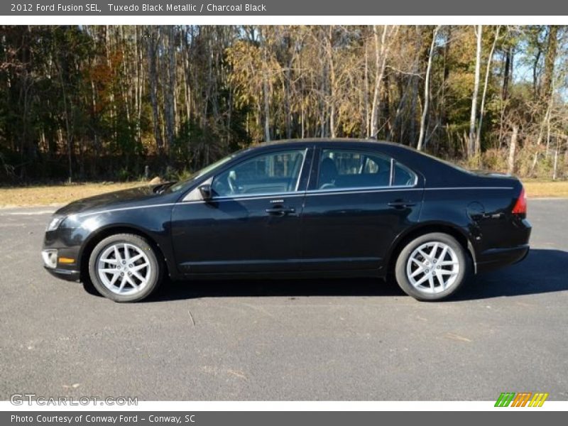 Tuxedo Black Metallic / Charcoal Black 2012 Ford Fusion SEL
