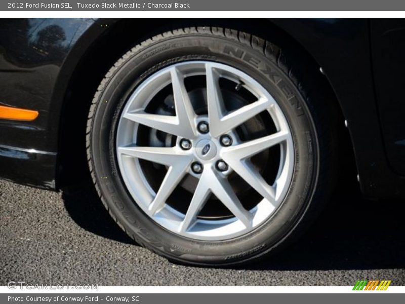 Tuxedo Black Metallic / Charcoal Black 2012 Ford Fusion SEL