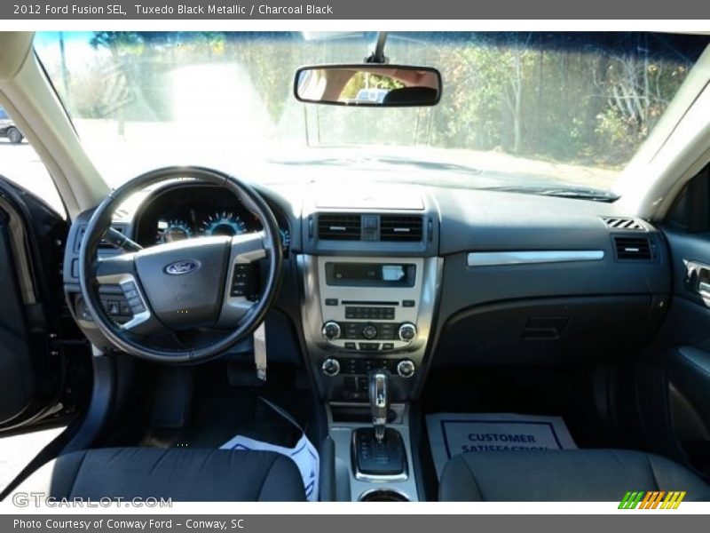 Tuxedo Black Metallic / Charcoal Black 2012 Ford Fusion SEL