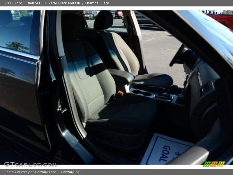 Tuxedo Black Metallic / Charcoal Black 2012 Ford Fusion SEL