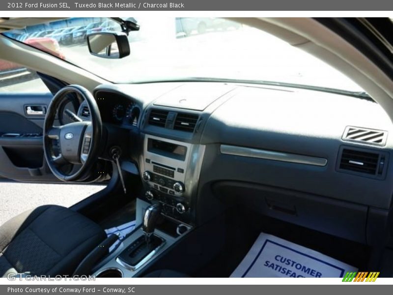 Tuxedo Black Metallic / Charcoal Black 2012 Ford Fusion SEL
