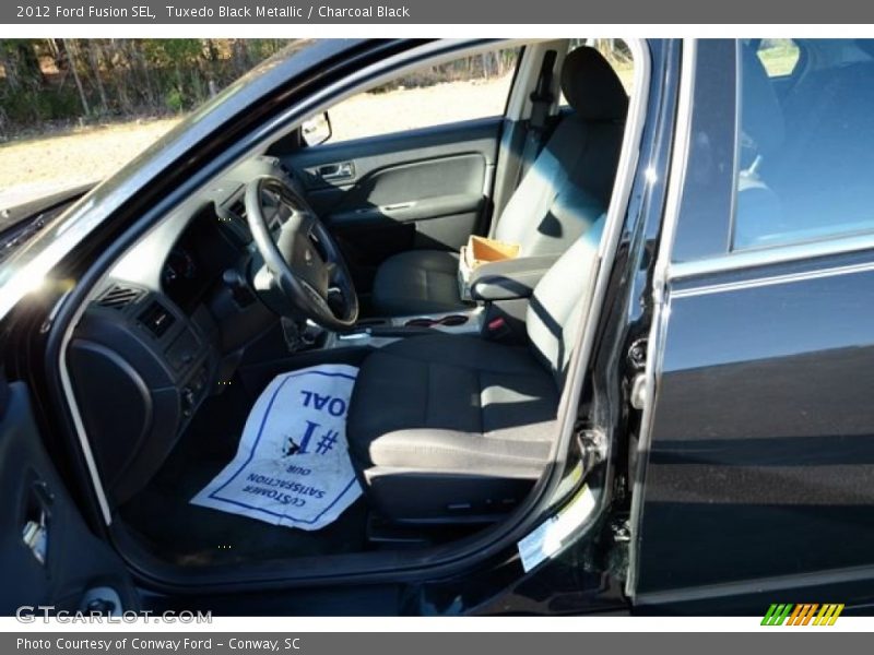 Tuxedo Black Metallic / Charcoal Black 2012 Ford Fusion SEL