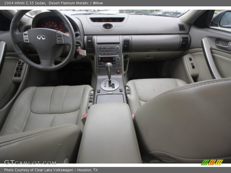 Desert Platinum Metallic / Willow 2004 Infiniti G 35 Sedan