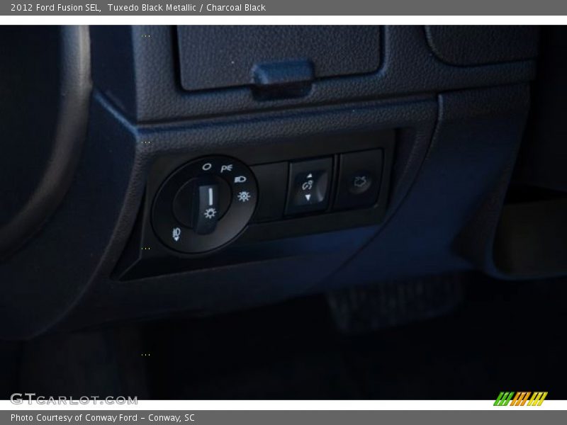 Tuxedo Black Metallic / Charcoal Black 2012 Ford Fusion SEL