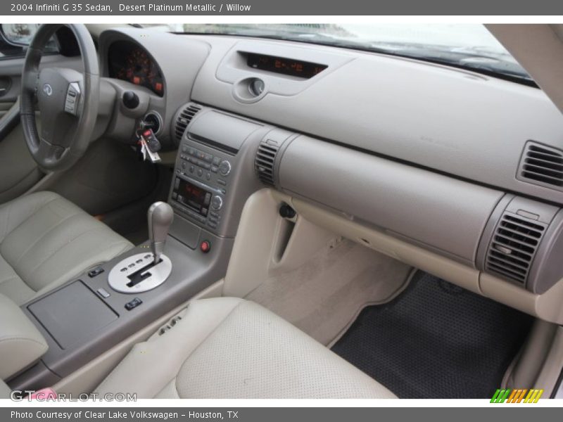 Desert Platinum Metallic / Willow 2004 Infiniti G 35 Sedan