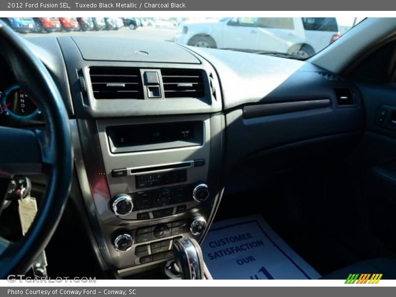 Tuxedo Black Metallic / Charcoal Black 2012 Ford Fusion SEL