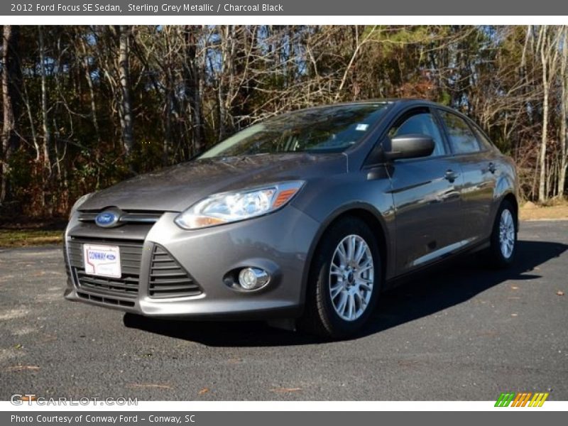 Sterling Grey Metallic / Charcoal Black 2012 Ford Focus SE Sedan