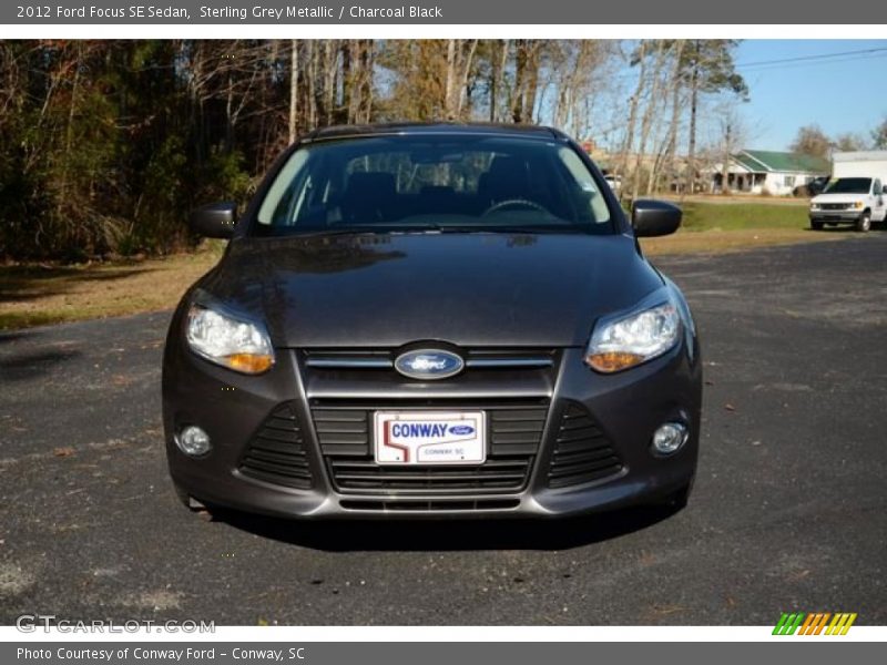 Sterling Grey Metallic / Charcoal Black 2012 Ford Focus SE Sedan