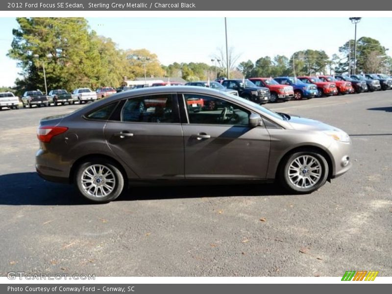 Sterling Grey Metallic / Charcoal Black 2012 Ford Focus SE Sedan