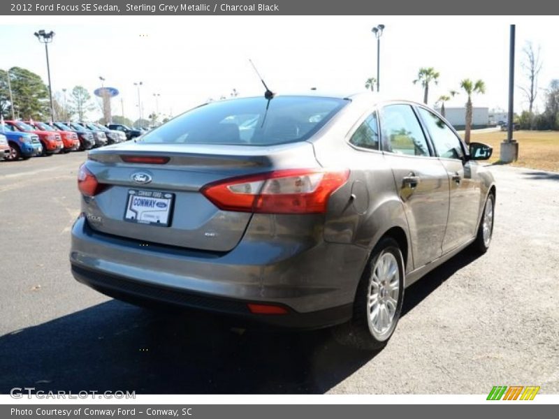 Sterling Grey Metallic / Charcoal Black 2012 Ford Focus SE Sedan
