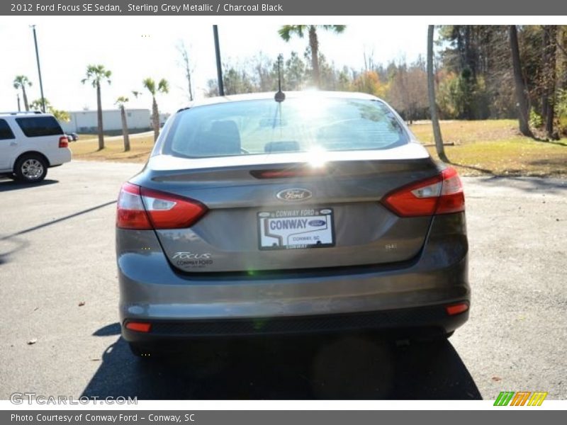Sterling Grey Metallic / Charcoal Black 2012 Ford Focus SE Sedan