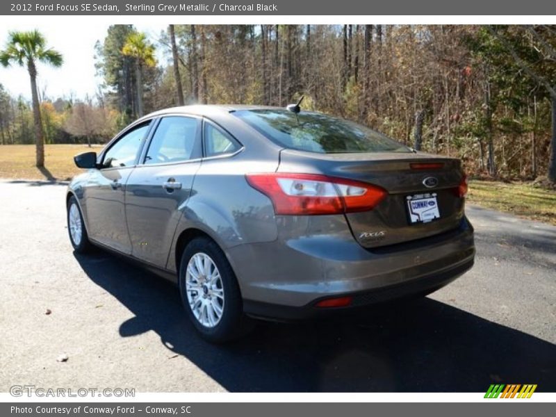 Sterling Grey Metallic / Charcoal Black 2012 Ford Focus SE Sedan