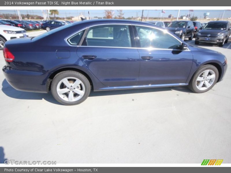 Night Blue Metallic / Titan Black 2014 Volkswagen Passat TDI SE