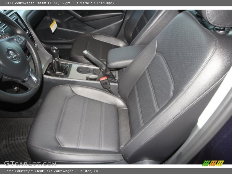 Night Blue Metallic / Titan Black 2014 Volkswagen Passat TDI SE