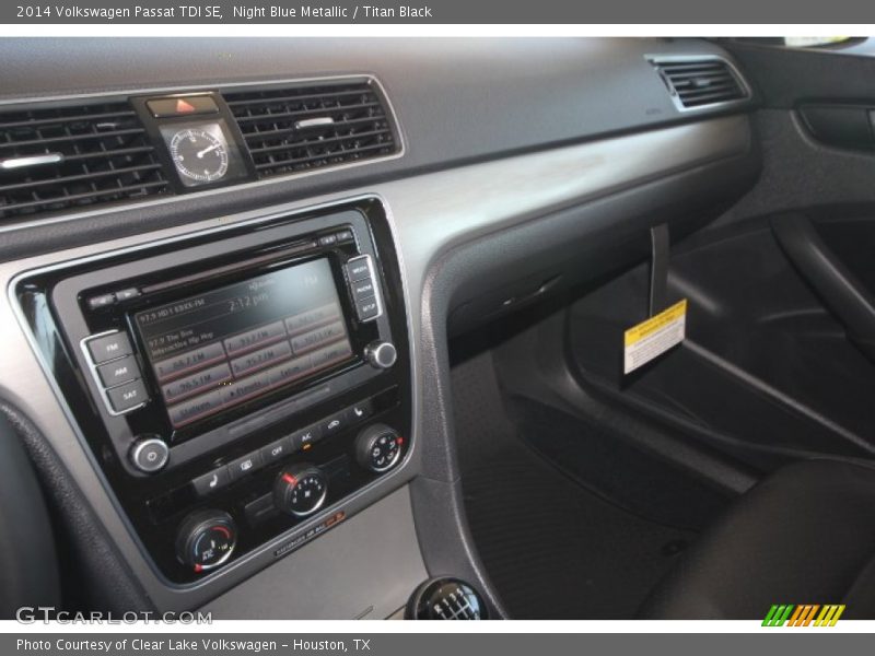 Night Blue Metallic / Titan Black 2014 Volkswagen Passat TDI SE