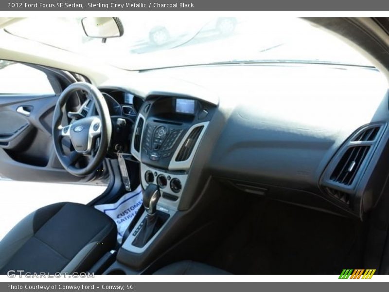 Sterling Grey Metallic / Charcoal Black 2012 Ford Focus SE Sedan