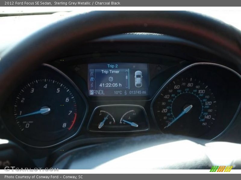 Sterling Grey Metallic / Charcoal Black 2012 Ford Focus SE Sedan