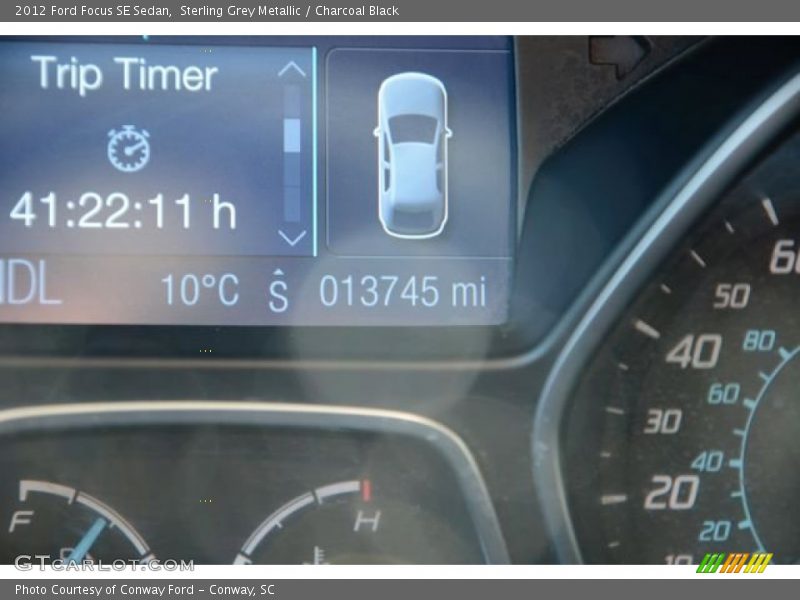 Sterling Grey Metallic / Charcoal Black 2012 Ford Focus SE Sedan
