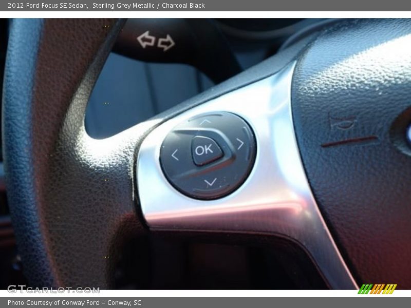 Sterling Grey Metallic / Charcoal Black 2012 Ford Focus SE Sedan