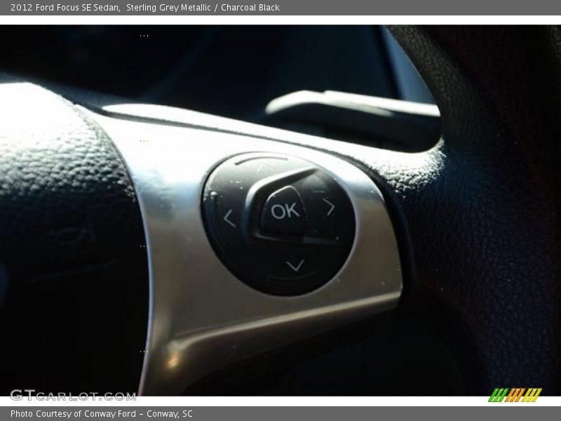 Sterling Grey Metallic / Charcoal Black 2012 Ford Focus SE Sedan