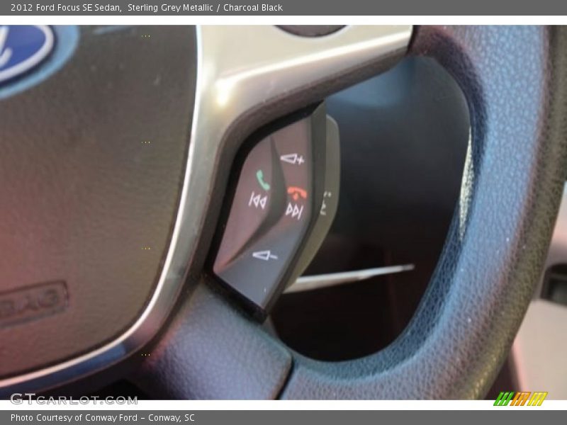 Sterling Grey Metallic / Charcoal Black 2012 Ford Focus SE Sedan