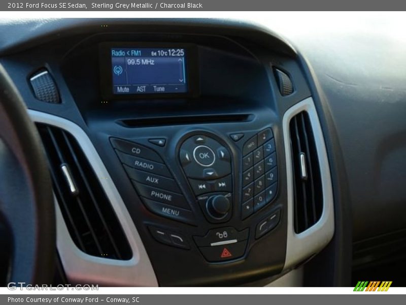 Sterling Grey Metallic / Charcoal Black 2012 Ford Focus SE Sedan