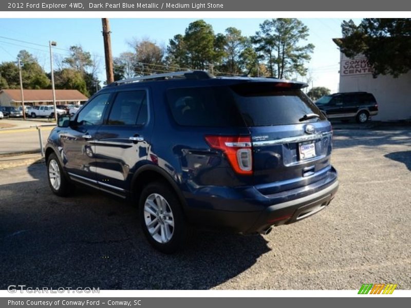 Dark Pearl Blue Metallic / Medium Light Stone 2012 Ford Explorer 4WD