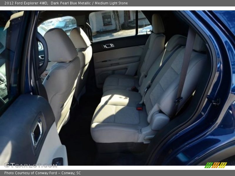 Dark Pearl Blue Metallic / Medium Light Stone 2012 Ford Explorer 4WD