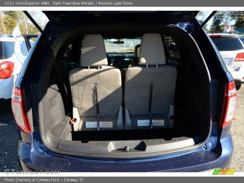 Dark Pearl Blue Metallic / Medium Light Stone 2012 Ford Explorer 4WD